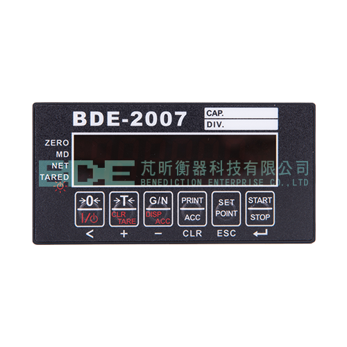 BDE-2007 Modbus Weighing Indicator & Controller 1