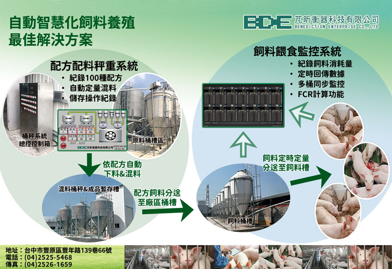 自動智慧化飼料養殖最佳解決方案|BDE芃昕自動化